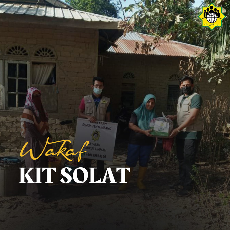 Bantuan Kit Solat untuk Golongan Asnaf dan Mangsa Banjir